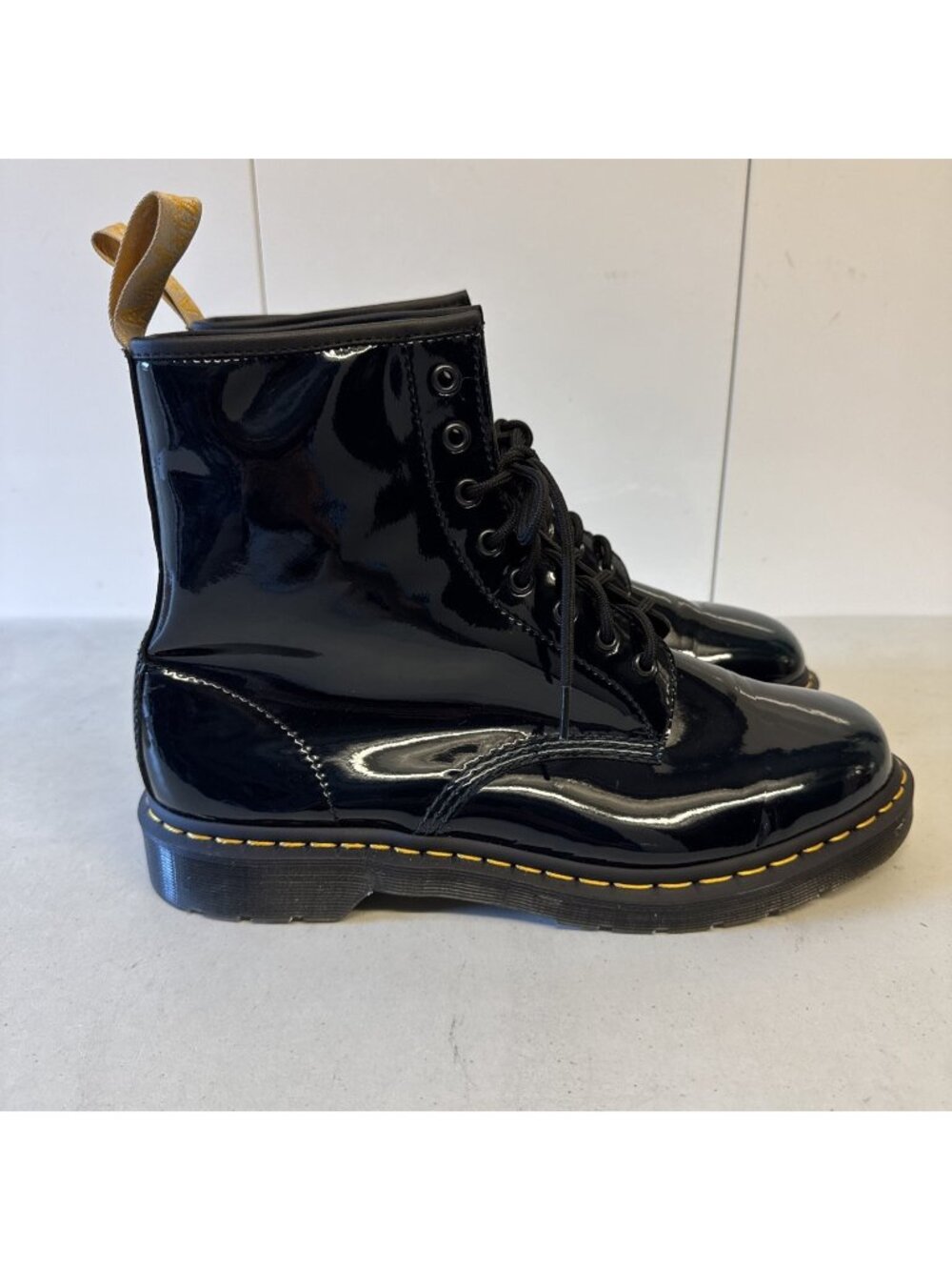 Dr.Martens Vegan 1460 Black Green Oxford Rub Off Mens Size 13